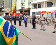 Curitiba, 08 de Outubro de 2019. Solenidade em Comemoração ao Aniversário do Corpo de Bombeiros