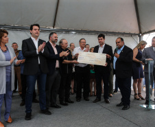 O governador Carlos Massa Ratinho Júnior inaugura nesta quarta-feira (16),   a reforma do pronto-socorro do Hospital São Vicente de Paulo, de Guarapuava (região central). Guarapuava, 16/10/2019 -  Foto: Geraldo Bubniak/AEN