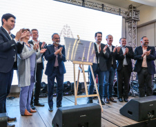O governador Carlos Massa Ratinho Júnior participa nesta quarta-feira (16),  da inauguração da Akademie Ireks & Agrária, um centro de capacitação e desenvolvimento de novo empreendimento industrial instalado no distrito de Entre Rios.Guarapuava, 16/10/2019 -  Foto: Geraldo Bubniak/AEN