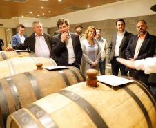 O governador Carlos Massa Ratinho Junior participou nesta quarta-feira (16) da inauguração do centro de treinamento e desenvolvimento de novos produtos para os segmentos de panificação e cervejaria Akademie Ireks & Agrária, em Guarapuava, no Centro-Sul do Estado. O centro é uma parceria entre a Ireks do Brasil (empresa de origem alemã) e a Cooperativa Agrária e foi idealizado para que os clientes dessas marcas possam testar e aprimorar seus produtos antes de lançá-los no mercado.