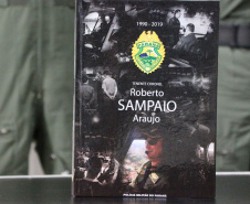 Curitiba, 17 de Outubro de 2019. Passagem de Comando BPMOA. Foto: Livro do Ten Cel Roberto Sampaio Araujo.