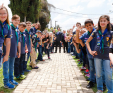Foi inaugurada nesta terça-feira (22) a sede do Instituto Princesa Benedikte em Curitiba, primeiro projeto social dinamarquês no Brasil, que vai abrigar crianças que foram retiradas da guarda dos pais, vítimas de abandono ou violência. O governador Carlos Massa Ratinho Junior participou evento, que contou com a presença da princesa Benedikte da Dinamarca, patrona da entidade.