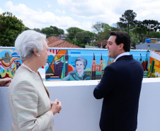 Foi inaugurada nesta terça-feira (22) a sede do Instituto Princesa Benedikte em Curitiba, primeiro projeto social dinamarquês no Brasil, que vai abrigar crianças que foram retiradas da guarda dos pais, vítimas de abandono ou violência. O governador Carlos Massa Ratinho Junior participou evento, que contou com a presença da princesa Benedikte da Dinamarca, patrona da entidade.