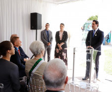 Foi inaugurada nesta terça-feira (22) a sede do Instituto Princesa Benedikte em Curitiba, primeiro projeto social dinamarquês no Brasil, que vai abrigar crianças que foram retiradas da guarda dos pais, vítimas de abandono ou violência. O governador Carlos Massa Ratinho Junior participou evento, que contou com a presença da princesa Benedikte da Dinamarca, patrona da entidade.