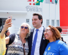 Foi inaugurada nesta terça-feira (22) a sede do Instituto Princesa Benedikte em Curitiba, primeiro projeto social dinamarquês no Brasil, que vai abrigar crianças que foram retiradas da guarda dos pais, vítimas de abandono ou violência. O governador Carlos Massa Ratinho Junior participou evento, que contou com a presença da princesa Benedikte da Dinamarca, patrona da entidade.