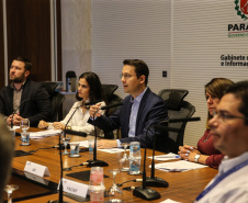 Reunião no Palácio Iguaçu.  22/10/2019  -  Foto: Geraldo Bubniak/AEN