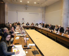 Reunião no Palácio Iguaçu.  22/10/2019  -  Foto: Geraldo Bubniak/AEN
