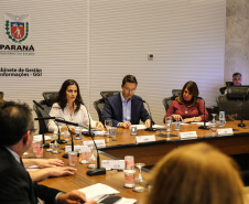 Reunião no Palácio Iguaçu.  22/10/2019  -  Foto: Geraldo Bubniak/AEN