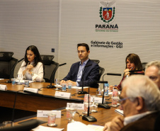 Reunião no Palácio Iguaçu.  22/10/2019  -  Foto: Geraldo Bubniak/AEN