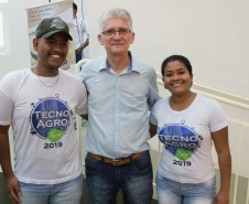 O secretário estadual da Agricultura e do Abastecimento, Norberto Ortigara, apresentou nesta quinta-feira (24), em palestra na 3ª Tecnoagro, na Faculdade de Tecnologia do Vale do Ivaí, (Fatec), em Ivaiporã, as tendências do agronegócio brasileiro e paranaense. O secretário reforçou o papel dos jovens no desenvolvimento de um modelo de agricultura altamente tecnológico.Foto: Divulgação/SEAB