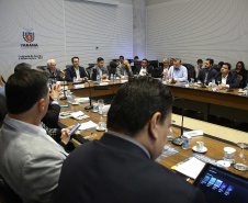 Governador Carlos Massa Ratinho Junior participa da reunião de secretários. Curitiba,29/10/2019 Foto:Jaelson Lucas / AEN