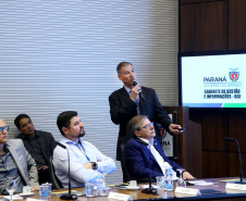 Governador Carlos Massa Ratinho Junior participa da reunião de secretários. Curitiba,29/10/2019 Foto:Jaelson Lucas / AEN