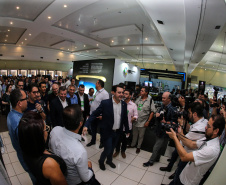 O governador Carlos Massa Ratinho Junior faz a abertura nesta quinta-feira (31),  do encontro de capacitação Governo 5.0 no Hotel Rafain Palace & Convention, em Foz do Iguaçu. Foz do Iguaçu, 17/10/2019 -  Foto: Geraldo Bubniak/AEN