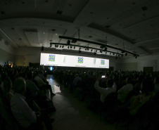 O governador Carlos Massa Ratinho Junior faz a abertura nesta quinta-feira (31),  do encontro de capacitação Governo 5.0 no Hotel Rafain Palace & Convention, em Foz do Iguaçu. Foz do Iguaçu, 17/10/2019 -  Foto: Geraldo Bubniak/AEN