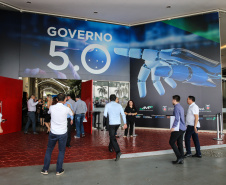 O governador Carlos Massa Ratinho Junior faz a abertura nesta quinta-feira (31),  do encontro de capacitação Governo 5.0 no Hotel Rafain Palace & Convention, em Foz do Iguaçu. Foz do Iguaçu, 17/10/2019 -  Foto: Geraldo Bubniak/AEN