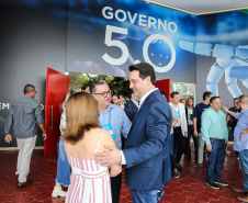 O governador Carlos Massa Ratinho Junior faz a abertura nesta quinta-feira (31),  do encontro de capacitação Governo 5.0 no Hotel Rafain Palace & Convention, em Foz do Iguaçu. Foz do Iguaçu, 17/10/2019 -  Foto: Geraldo Bubniak/AEN
