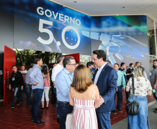 O governador Carlos Massa Ratinho Junior faz a abertura nesta quinta-feira (31),  do encontro de capacitação Governo 5.0 no Hotel Rafain Palace & Convention, em Foz do Iguaçu. Foz do Iguaçu, 17/10/2019 -  Foto: Geraldo Bubniak/AEN