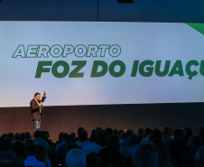 O governador Carlos Massa Ratinho Junior  participa nesta quinta-feira (31),  do encontro de capacitação Governo 5.0 no Hotel Rafain Palace & Convention, em Foz do Iguaçu. Foz do Iguaçu, 31/10/2019 -  Foto: Geraldo Bubniak/AEN