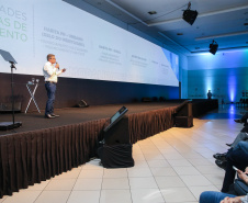 O diretor-presidente da Cohapar - Jorge Lange participa nesta sexta-feira (01),  do encontro de capacitação Governo 5.0 no Hotel Rafain Palace & Convention, em Foz do Iguaçu. Foz do Iguaçu, 01/11/2019 -  Foto: Geraldo Bubniak/AEN