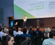 O diretor-presidente da Cohapar - Jorge Lange participa nesta sexta-feira (01),  do encontro de capacitação Governo 5.0 no Hotel Rafain Palace & Convention, em Foz do Iguaçu. Foz do Iguaçu, 01/11/2019 -  Foto: Geraldo Bubniak/AEN