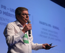 O diretor-presidente da Cohapar - Jorge Lange participa nesta sexta-feira (01),  do encontro de capacitação Governo 5.0 no Hotel Rafain Palace & Convention, em Foz do Iguaçu. Foz do Iguaçu, 01/11/2019 -  Foto: José Fernando Ogura/AEN