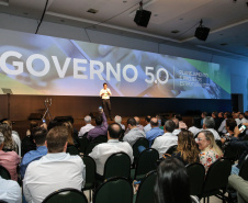 O secretário do Planejamento e Projetos Estruturantes - Valdemar Bernardo Jorge participa nesta sexta-feira (01),  do encontro de capacitação Governo 5.0 no Hotel Rafain Palace & Convention, em Foz do Iguaçu. Foz do Iguaçu, 01/11/2019 -  Foto: Geraldo Bubniak/AEN