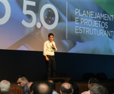 O secretário do Planejamento e Projetos Estruturantes - Valdemar Bernardo Jorge participa nesta sexta-feira (01),  do encontro de capacitação Governo 5.0 no Hotel Rafain Palace & Convention, em Foz do Iguaçu. Foz do Iguaçu, 01/11/2019 -  Foto: Geraldo Bubniak/AEN