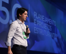 O secretário do Planejamento e Projetos Estruturantes - Valdemar Bernardo Jorge participa nesta sexta-feira (01), do encontro de capacitação Governo 5.0 no Hotel Rafain Palace & Convention, em Foz do Iguaçu. Foz do Iguaçu, 01/11/2019 - Foto: José Fernando Ogura/AEN