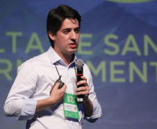 O secretário do Planejamento e Projetos Estruturantes - Valdemar Bernardo Jorge participa nesta sexta-feira (01), do encontro de capacitação Governo 5.0 no Hotel Rafain Palace & Convention, em Foz do Iguaçu. Foz do Iguaçu, 01/11/2019 - Foto: José Fernando Ogura/AEN