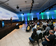 O diretor-presidente da Sanepar - Cláudio Stabile participa nesta sexta-feira (01),  do encontro de capacitação Governo 5.0 no Hotel Rafain Palace & Convention, em Foz do Iguaçu. Foz do Iguaçu, 01/11/2019 -  Foto: Geraldo Bubniak/AEN