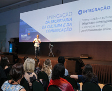 O secretário da Comunicação e Cultura, Hudson José, participa nesta sexta-feira (01),  do encontro de capacitação Governo 5.0 no Hotel Rafain Palace & Convention, em Foz do Iguaçu. Foz do Iguaçu, 01/11/2019 -  Foto: Geraldo Bubniak/AEN