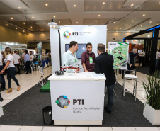 Stands das secretarias nesta quinta-feira (31),  no encontro de capacitação Governo 5.0 no Hotel Rafain Palace & Convention, em Foz do Iguaçu. Foz do Iguaçu, 31/10/2019 -  Foto: Geraldo Bubniak/AEN