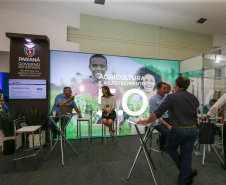 Stands das secretarias nesta quinta-feira (31),  no encontro de capacitação Governo 5.0 no Hotel Rafain Palace & Convention, em Foz do Iguaçu. Foz do Iguaçu, 31/10/2019 -  Foto: Geraldo Bubniak/AEN