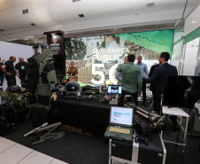 Stands das secretarias nesta quinta-feira (31),  no encontro de capacitação Governo 5.0 no Hotel Rafain Palace & Convention, em Foz do Iguaçu. Foz do Iguaçu, 31/10/2019 -  Foto: Geraldo Bubniak/AEN