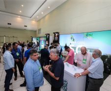 Stands das secretarias nesta quinta-feira (31),  no encontro de capacitação Governo 5.0 no Hotel Rafain Palace & Convention, em Foz do Iguaçu. Foz do Iguaçu, 31/10/2019 -  Foto: Geraldo Bubniak/AEN