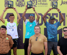 Dezenas de atletas participam do Desafio 10 Km do 17º Batalhão de Polícia Militar. Foto:Soldado Ismael Ponchio