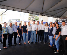 O Governo do Estado entregou nesta terça-feira (12) as obras de melhoria do sistema de abastecimento de água de Pato Branco, na região Sudoeste. O investimento foi de R$ 21 milhões. As obras foram entregues pelo governador Carlos Massa Ratinho Júnior e pelo diretor-presidente da Sanepar, Claudio Stabile.