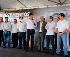 O Governo do Estado entregou nesta terça-feira (12) as obras de melhoria do sistema de abastecimento de água de Pato Branco, na região Sudoeste. O investimento foi de R$ 21 milhões. As obras foram entregues pelo governador Carlos Massa Ratinho Júnior e pelo diretor-presidente da Sanepar, Claudio Stabile.