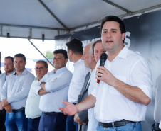O Governo do Estado entregou nesta terça-feira (12) as obras de melhoria do sistema de abastecimento de água de Pato Branco, na região Sudoeste. O investimento foi de R$ 21 milhões. As obras foram entregues pelo governador Carlos Massa Ratinho Júnior e pelo diretor-presidente da Sanepar, Claudio Stabile.
