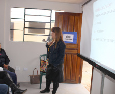 Servidores do Depen-PR de todo o Estado participam da 4ª Semana de Saúde do Trabalhador do Sistema Penitenciário. Com exames preventivos, palestras e bate-papos sobre a importância do cuidado com a saúde, o evento acontece até esta quarta-feira (13), Dia do Agente Penitenciário. As atividades foram abertas nesta terça (12), no Centro de Integração Social (CIS), em Piraquara. Foto: Divulgação/SESP
