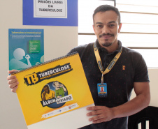 Servidores do Depen-PR de todo o Estado participam da 4ª Semana de Saúde do Trabalhador do Sistema Penitenciário. Com exames preventivos, palestras e bate-papos sobre a importância do cuidado com a saúde, o evento acontece até esta quarta-feira (13), Dia do Agente Penitenciário. As atividades foram abertas nesta terça (12), no Centro de Integração Social (CIS), em Piraquara. Foto: Divulgação/SESP