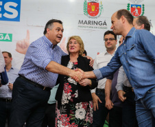 O Governo do Estado libera nesta quinta-feira (14) mais R$ 25 milhões para a continuidade das obras do Hospital da Criança de Maringá (Noroeste). A solenidade acontece na prefeitura de Maringá, com as presenças do  Secretário de Saúde ? Beto Preto e  do Prefeito de Maringá, Ulisses Maia.Maringá, 14/11/2019 -  Foto: Geraldo Bubniak/AEN