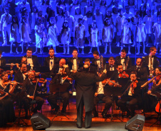 Festas de Natal já iluminam muitas cidades do Paraná. Curitiba. Foto: José Fernando Ogura/AEN