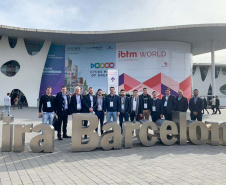 O governador Carlos Massa Ratinho Junior participou nesta quinta-feira (21) da Smart City Expo Barcelona, maior exposição global sobre mobilidade, inovação, desenvolvimento urbano, transformação digital, inclusão e cidades compartilhadas. Em março do ano que vem, a edição brasileira da feira acontecerá em Curitiba.Foto: Divulgação/AEN