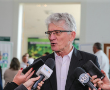 O Governador Carlos Massa Ratinho Júnior e o secretário estadual da Agricultura e Abastecimento, Norberto Ortigara, lançam nesta terça-feira (26),  o programa de Desenvolvimento e Revitalização da Viticultura e da Agroindústria Vitícola no Paraná, o Revitis.  Na foto, Secretário de Agricultura e Abastecimento, Norberto Ortigara. Curitiba, 26/11/2019 - Foto: Geraldo Bubniak/AEN