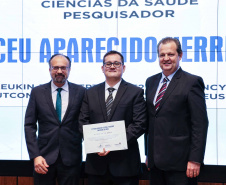 Entrega do 32º Prêmio Paranaense de Ciência e Tecnologia  no Palácio Iguaçu.   Curitiba, 04/12/2019 -  Foto: Geraldo Bubniak/AEN