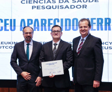 Entrega do 32º Prêmio Paranaense de Ciência e Tecnologia  no Palácio Iguaçu.   Curitiba, 04/12/2019 -  Foto: Geraldo Bubniak/AEN