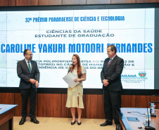 Entrega do 32º Prêmio Paranaense de Ciência e Tecnologia  no Palácio Iguaçu.   Curitiba, 04/12/2019 -  Foto: Geraldo Bubniak/AEN