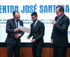Entrega do 32º Prêmio Paranaense de Ciência e Tecnologia  no Palácio Iguaçu.   Curitiba, 04/12/2019 -  Foto: Geraldo Bubniak/AEN