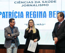 Entrega do 32º Prêmio Paranaense de Ciência e Tecnologia  no Palácio Iguaçu.   Curitiba, 04/12/2019 -  Foto: Geraldo Bubniak/AEN